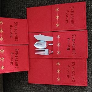 CHRISTMAS FLATWARE HOLDER